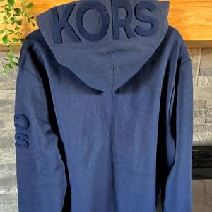 Michael Kors NWT Navy Blue Embroidered Sweatshirt